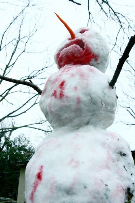 15 Самых устрашающих снеговиков